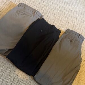 Dockers Men's Pants in Black, Gray, and Tan
